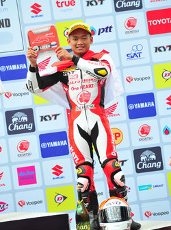 Podium: Rheza Danica, Asia Production 250cc