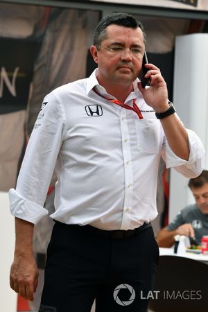 Eric Boullier, directeur de la compétition McLaren