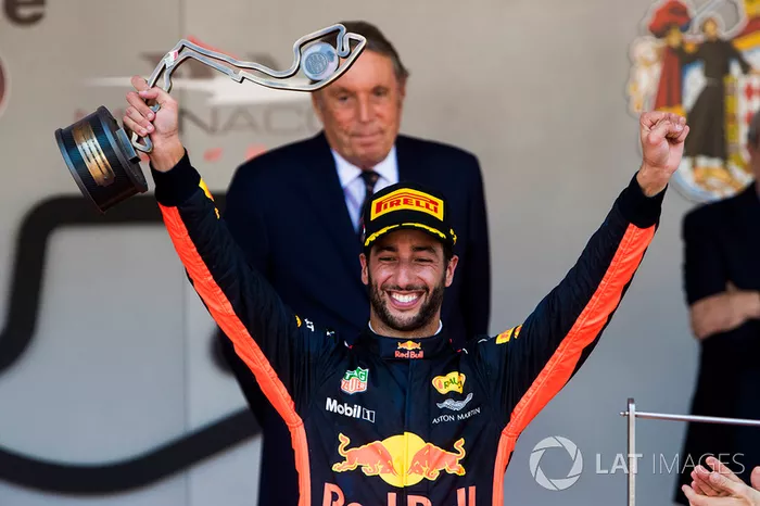 El tercer lugar Daniel Ricciardo, Red Bull Racing