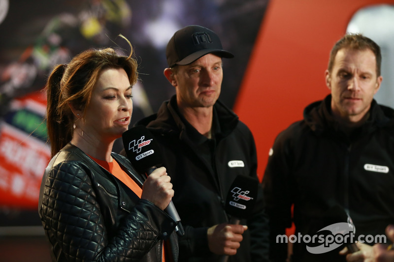 BT Sport TV: Suzi Perry, Colin Edwards, Neil Hodgson