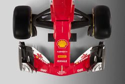 Ferrari SF70H, vista dall'alto del muso