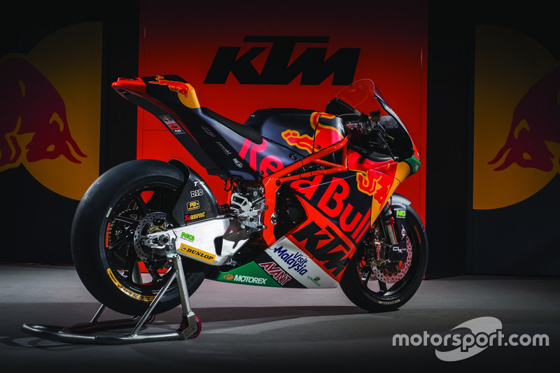 The bike of the Red Bull KTM Ajo Team