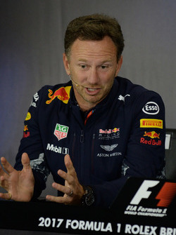 Christian Horner, team principal Red Bull Racing en conférence de presse