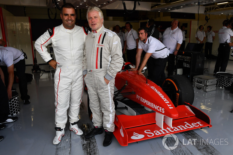 Zsolt Baumgartner, F1 Experiences 2-Seater driver and Kevin Eason, F1 Experiences 2-Seater passenger