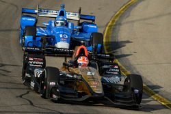 James Hinchcliffe, Schmidt Peterson Motorsports Honda, Tony Kanaan, Chip Ganassi Racing Honda