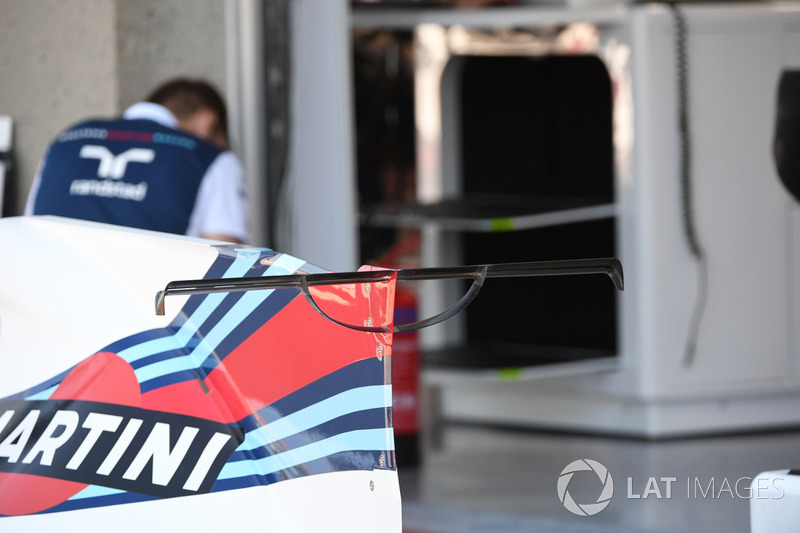 Т-образное крыло Williams FW40