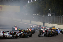 Sergio Perez, Sahara Force India F1 VJM09 au départ