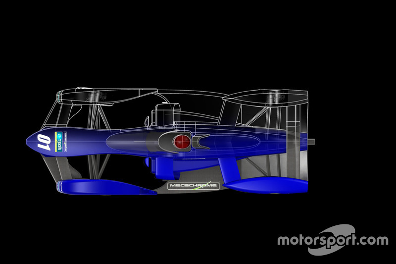 Proposal mobil Formula E TEOS