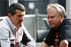 Guenther Steiner, Haas F1 Team team principal and team owner Gene Haas