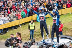 I vincitori Sébastien Ogier, Julien Ingrassia, Volkswagen Polo WRC, Volkswagen Motorsport