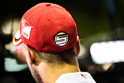 Sebastian Vettel in the pit