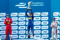Podium: Race winner Nicolas Prost, Renault e.Dams; second place Daniel Abt, ABT Schaeffler Audi Spor