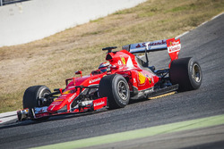 Kimi Raikkonen, Ferrari with 2017 Pirelli tyres