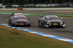 Maximilian Götz, Mercedes-AMG Team HWA, Mercedes-AMG C63 DTM; Timo Scheider, Audi Sport Team Phoenix, Audi RS 5 DTM