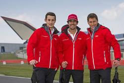 Lucas di Grassi, Loic Duval, Oliver Jarvis, Audi Sport Team Joest