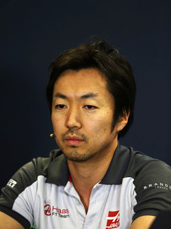 Ayao Komatsu, ingénieur de course Haas F1 Team lors de la conférence de presse