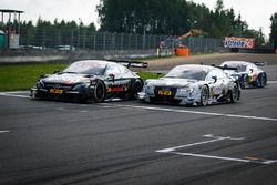 Daniel Juncadella, Mercedes-AMG Team HWA, Mercedes-AMG C63 DTM and Nico Müller, Audi Sport Team Abt Sportsline, Audi RS 5 DTM