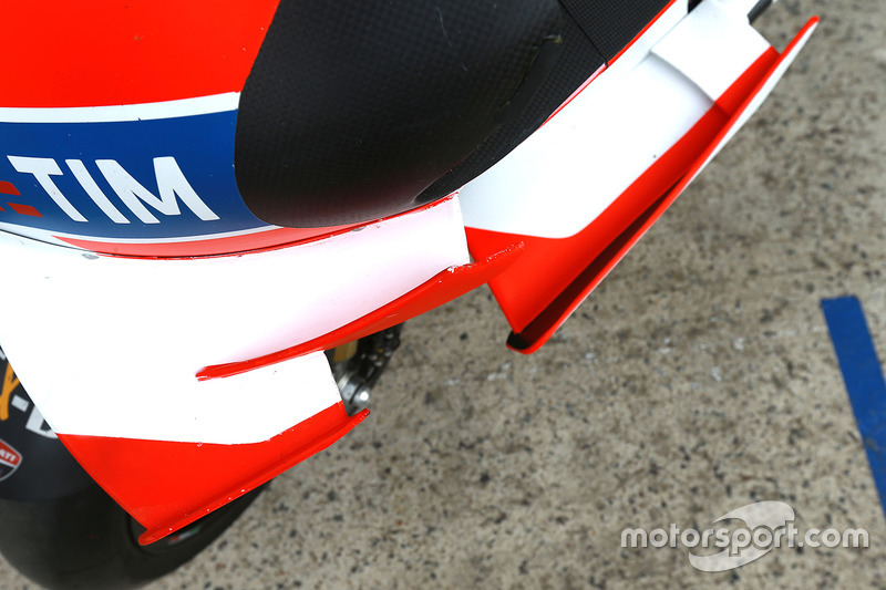 Alas en la Ducati Desmosedici