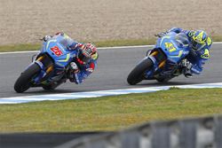 Maverick Viñales, Team Suzuki MotoGP, und Aleix Espargaro, Team Suzuki MotoGP