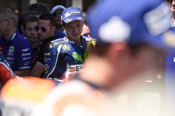 Winner Valentino Rossi, Yamaha Factory Racing in parc ferme