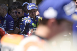 Winner Valentino Rossi, Yamaha Factory Racing in parc ferme
