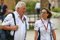 Pat Symonds, Williams director técnico con Claire Williams, director del equipo Williams adjunto