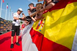 Fernando Alonso, McLaren with fans