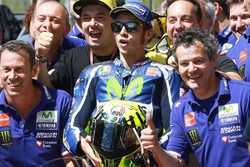 Ganador de la pole Valentino Rossi, Yamaha Factory Racing