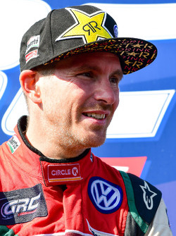 Podium: second place Scott Speed, Volkswagen