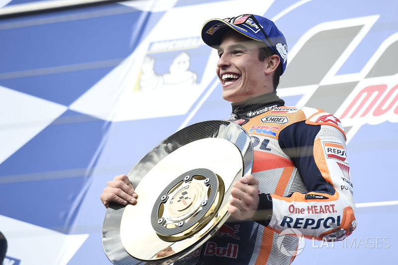 Podium: race winner Marc Marquez, Repsol Honda Team