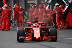 Sebastian Vettel, Ferrari SF71H PIT STOP
