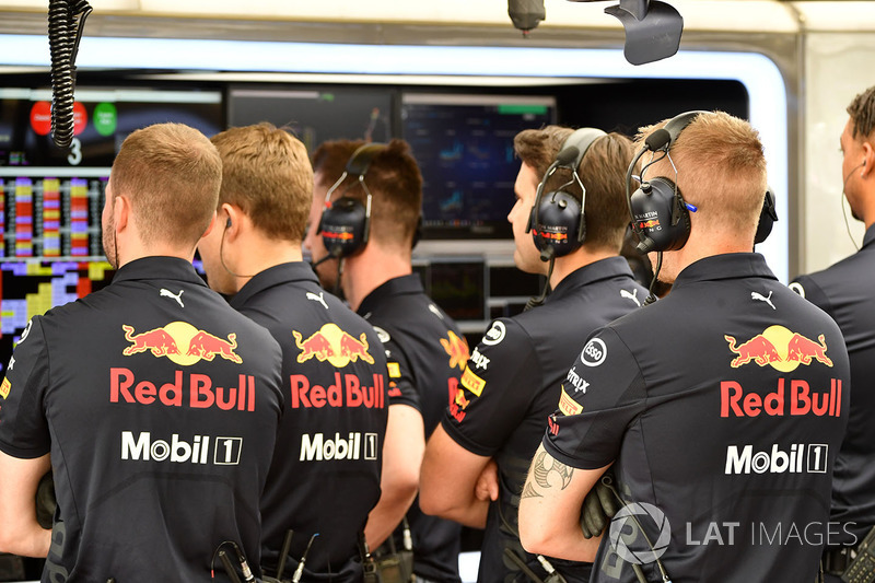Mecánicos de Red Bull Racing