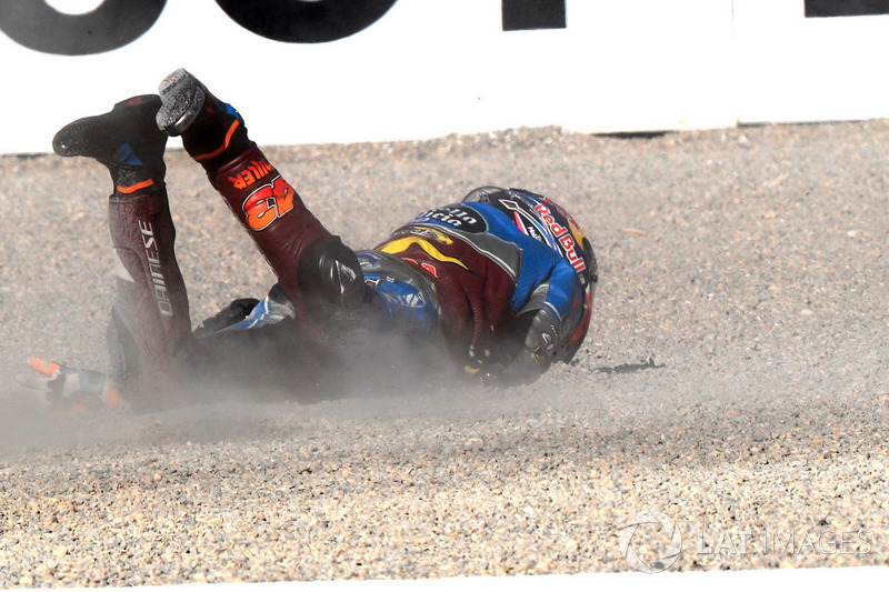 Crash of Jack Miller, Estrella Galicia 0,0 Marc VDS