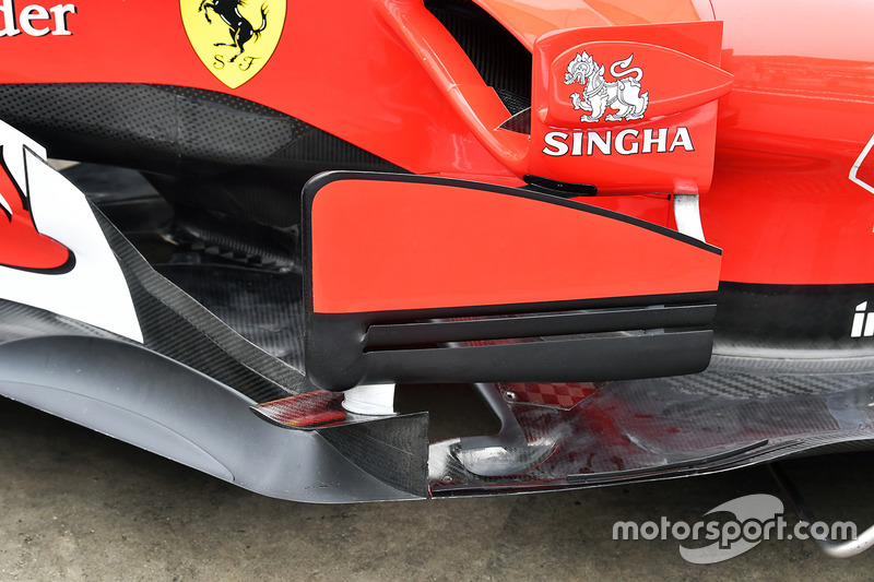 Ferrari SF70H barge board detail