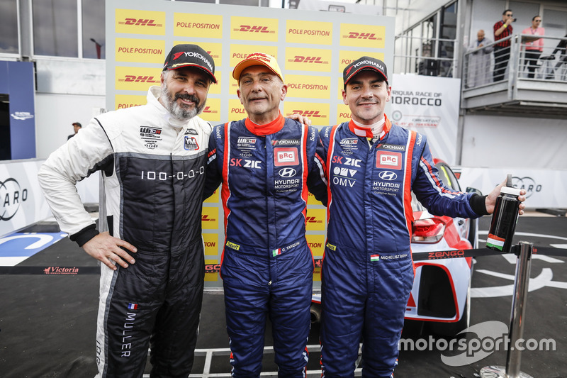 Yvan Muller, YMR Hyundai i30 N TCR, Gabriele Tarquini, BRC Racing Team Hyundai i30 N TCR, Norbert Mi