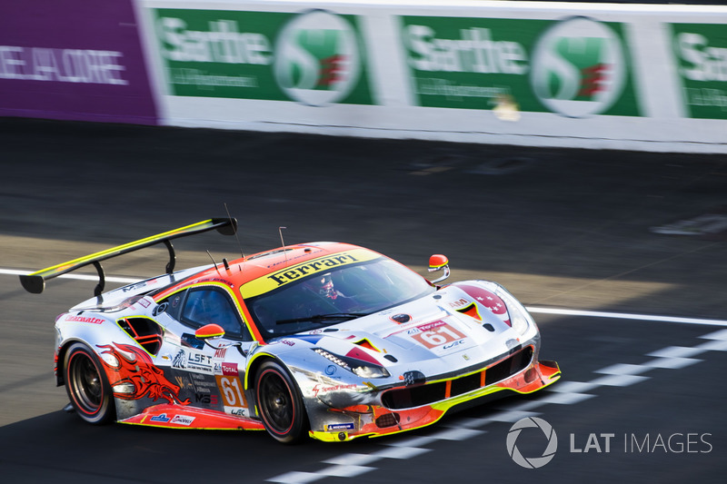 8. LMGTE-Am: #61 Clearwater Racing, Ferrari 488 GTE