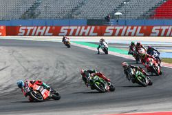 Marco Melandri, Aruba.it Racing-Ducati SBK Team, Tom Sykes, Kawasaki Racing