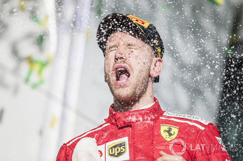 Победитель Себастьян Феттель, Ferrari