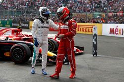 Обладатель второго места Валттери Боттас, Mercedes AMG F1, третье место – Кими Райкконен, Ferrari