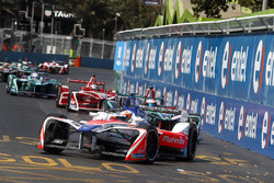 Феликс Розенквист, Mahindra Racing, Митч Эванс, Jaguar Racing, и Жером д'Амброзио, Dragon Racing