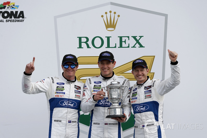 Victory lane, Winner GTLM: #67 Ford Performance Chip Ganassi Racing Ford GT: Ryan Briscoe, Richard Westbrook, Scott Dixon