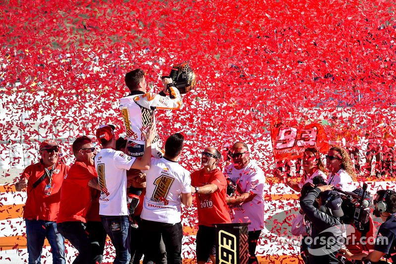 Worldchampion Marc Marquez, Repsol Honda Team celebrate