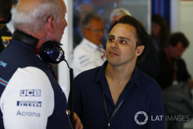 Felipe Massa foi uma das atrações, visitando o ex-time.