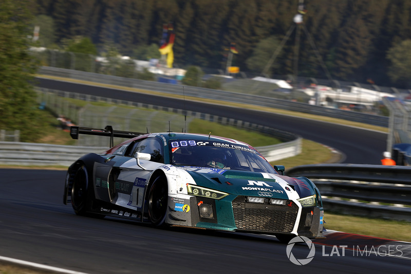 #1 Audi Sport Team Land Audi R8 LMS GT3: Christopher Mies, Kelvin van der Linde, Sheldon van der Linde, Rene Rast
