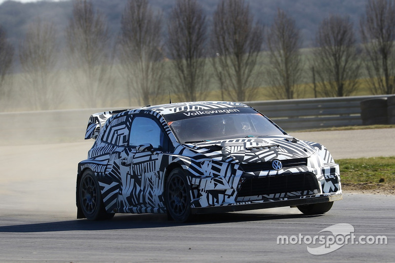 Volkswagen Polo GTi World Rallycross Supercar testing