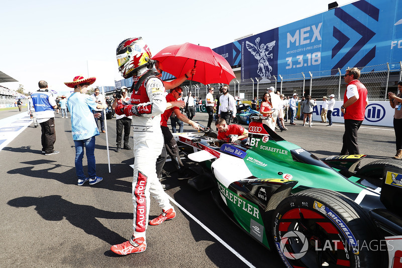 Daniel Abt, Audi Sport ABT Schaeffler, en la parrilla