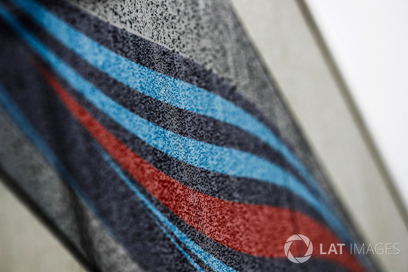 A Martini stripe on the Williams motorhome