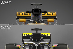 Воздухозаборники Renault F1 Team RS18 и RS17