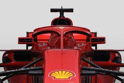 Ferrari SF71H detalle del halo