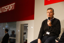 Henry Hope-Frost talks to Mario Isola of Pirelli on the Autosport Stage